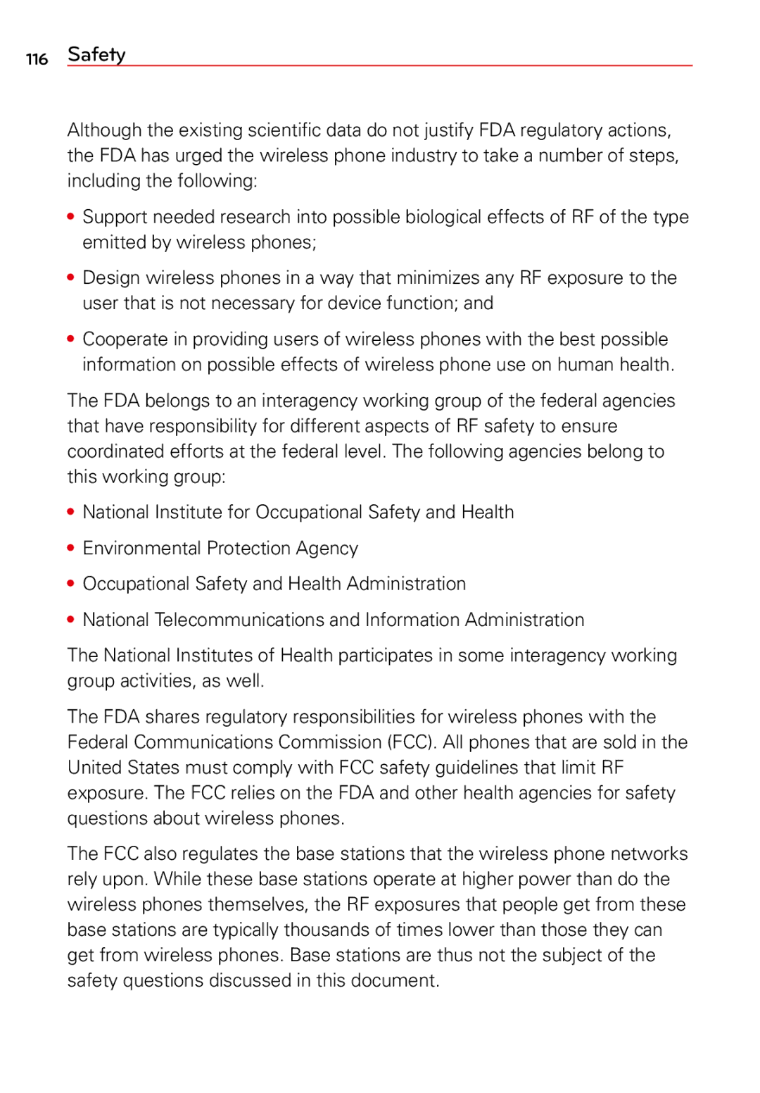 LG Electronics 2 manual Safety 