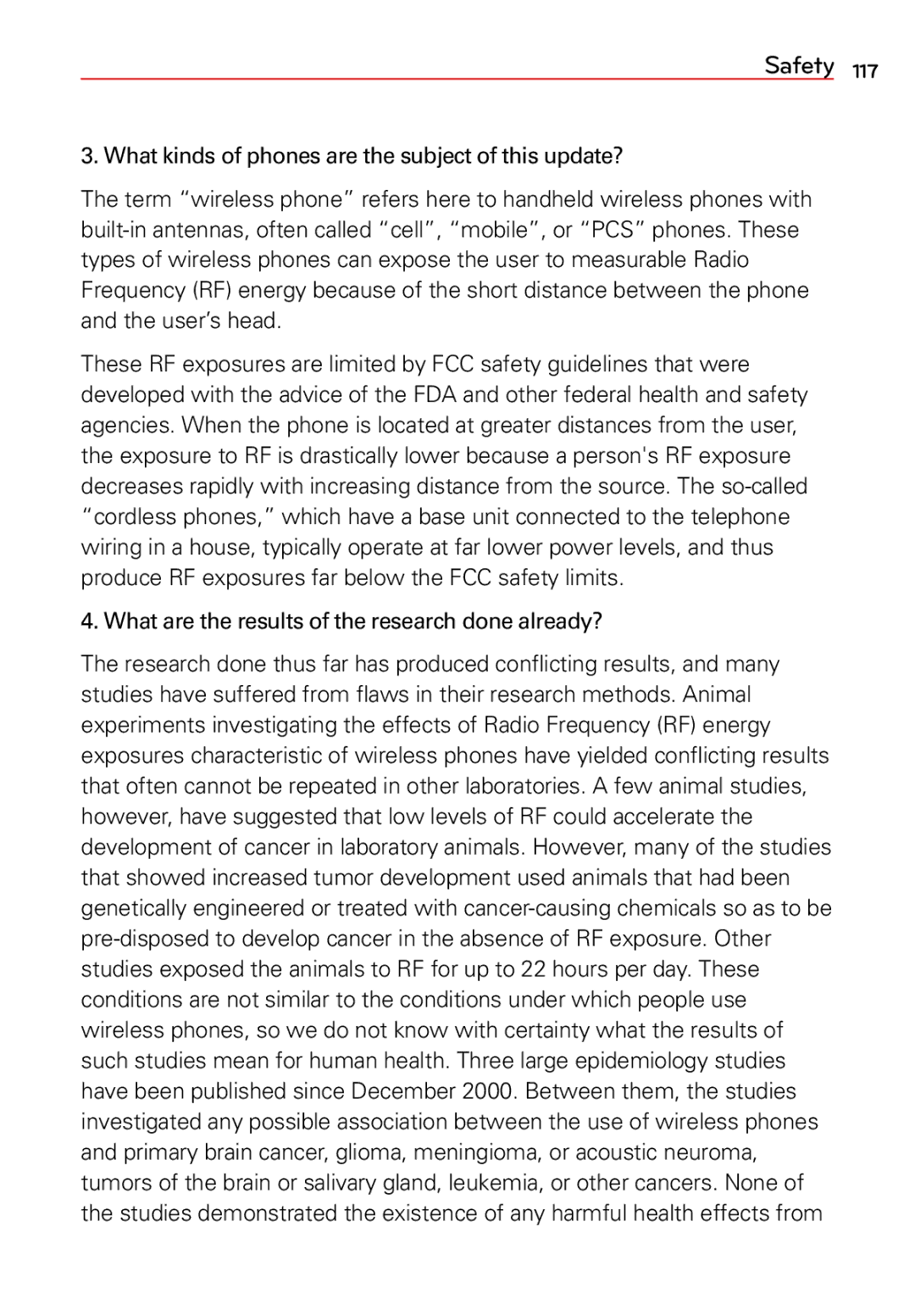 LG Electronics 2 manual What are the results of the research done already? 