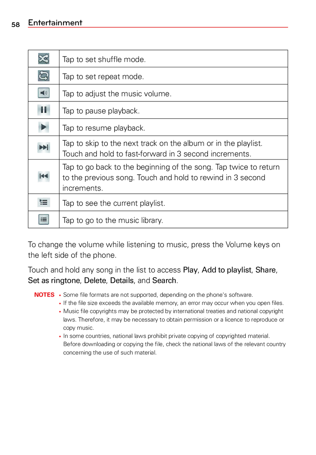 LG Electronics 2 manual Entertainment 