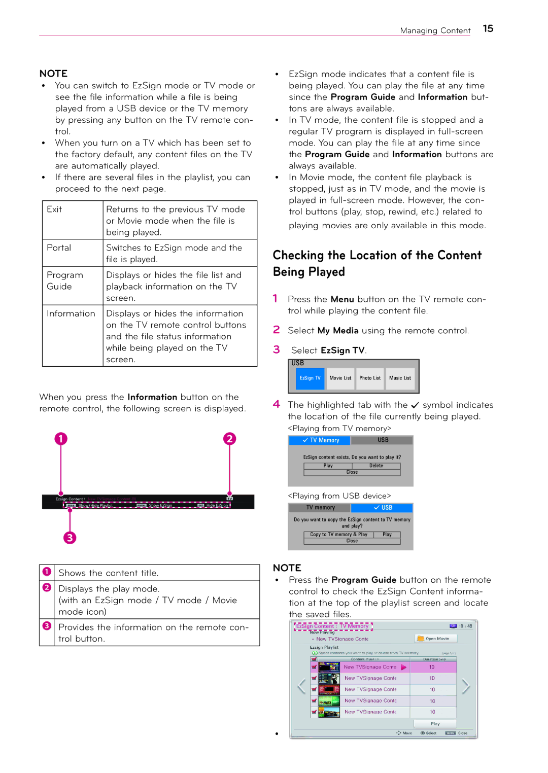 LG Electronics 2 manual Checking the Location of the Content Being Played, Playing from USB device 