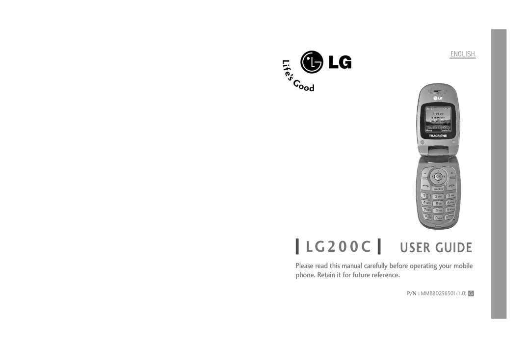 LG Electronics 200C manual 2 0 0 C 