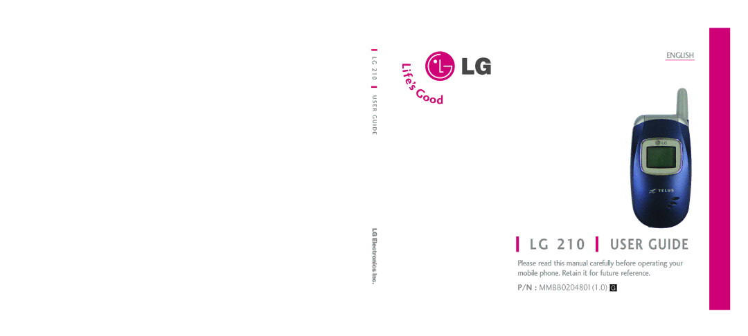 LG Electronics 210 manual User Guide 