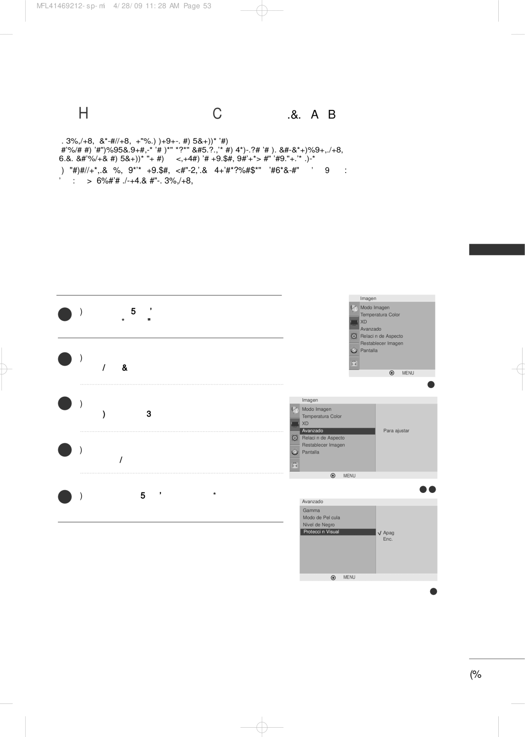 LG Electronics 2230R-MA manual Avanzado Protección Visual Para 26/32LF15R 