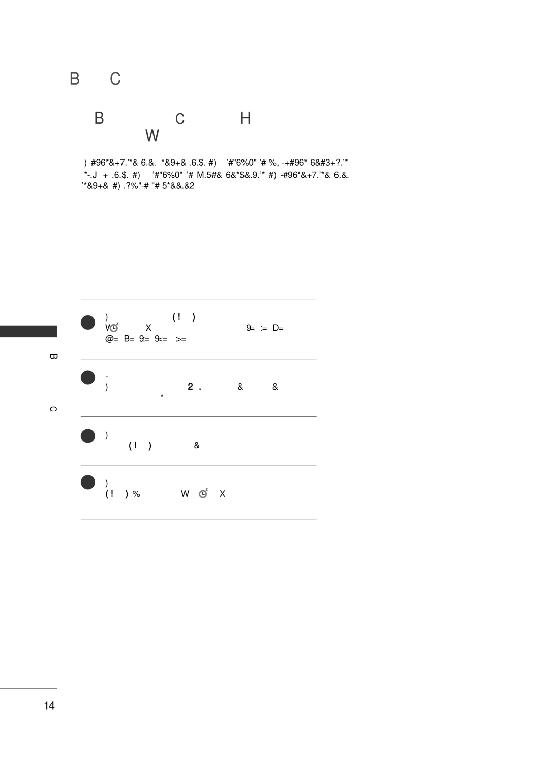 LG Electronics 2230R-MA manual Configuración Horaria 