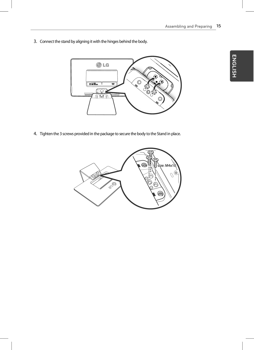 LG Electronics 22CV241 manual English 