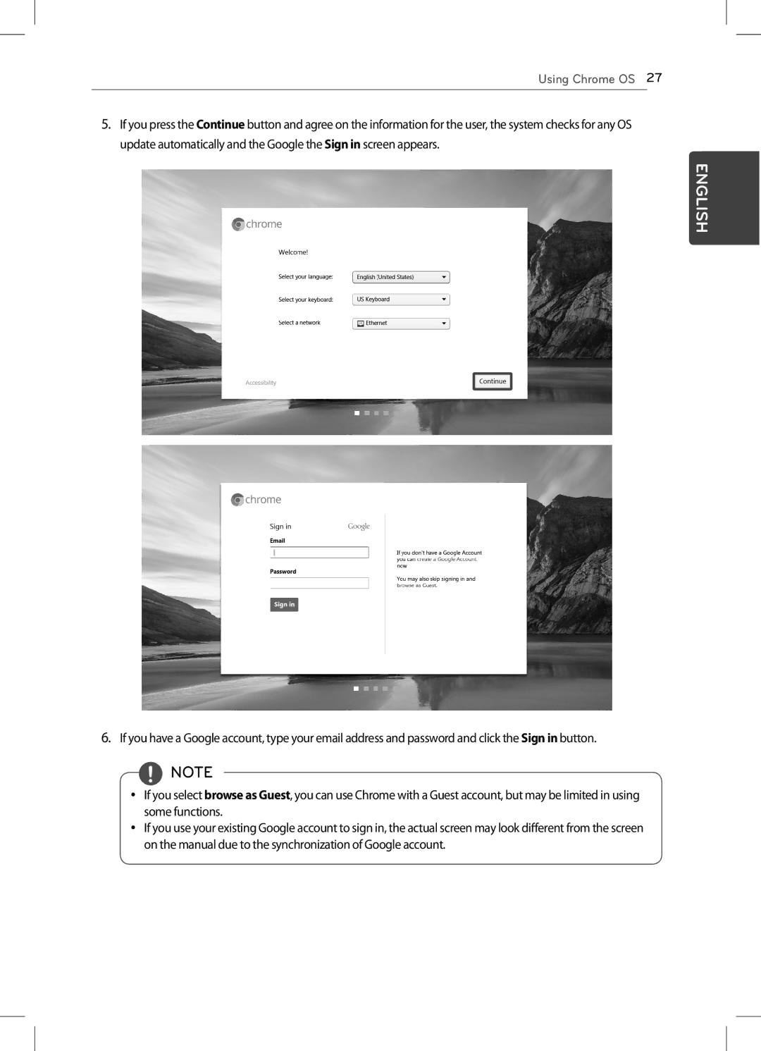 LG Electronics 22CV241 manual English 