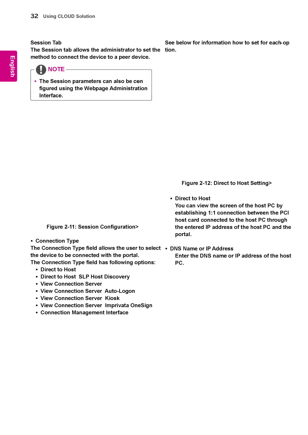 LG Electronics 23CAV42K owner manual Session Tab 