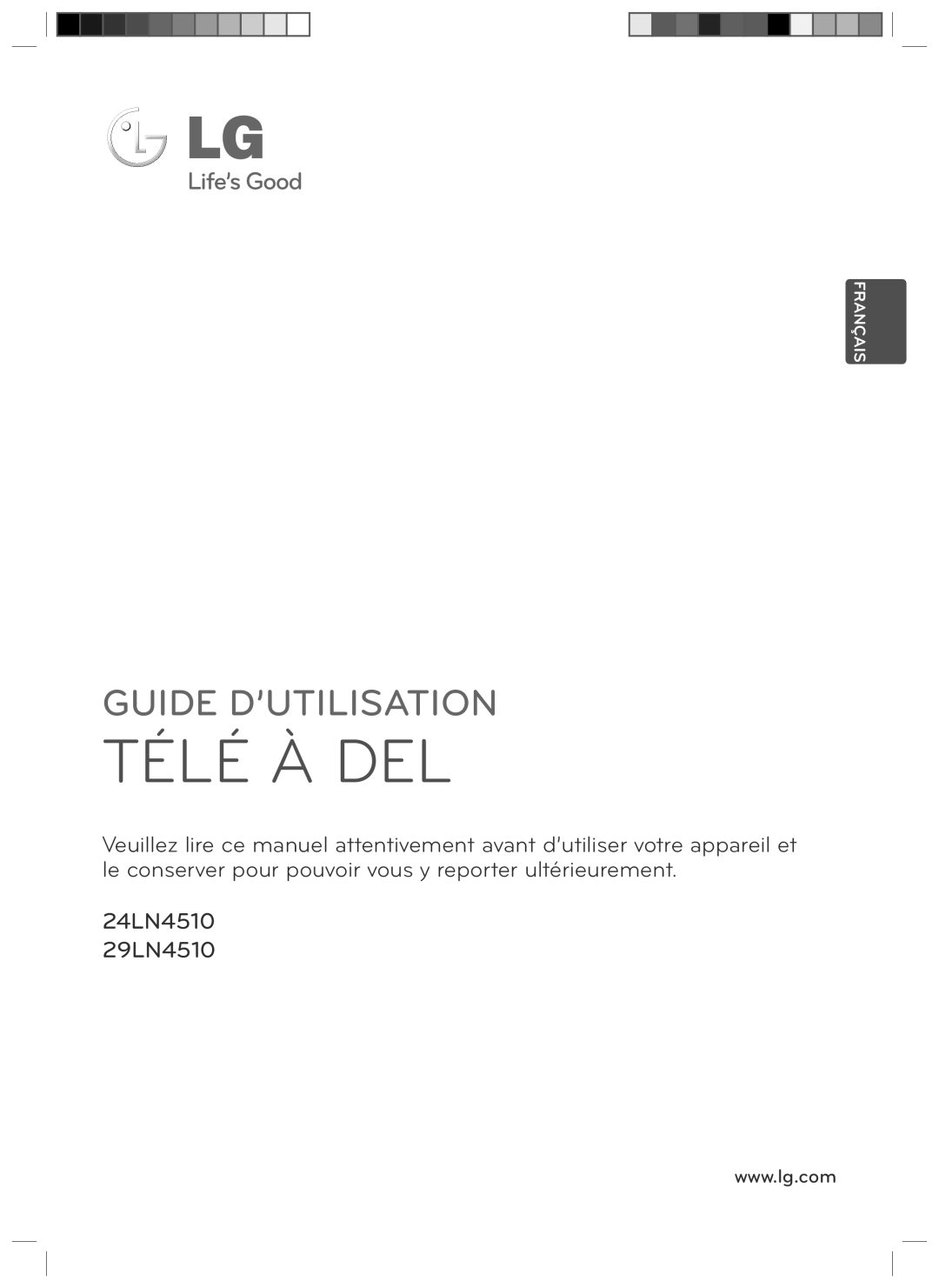 LG Electronics 29LN4510, 24LN4510 owner manual Télé À DEL 