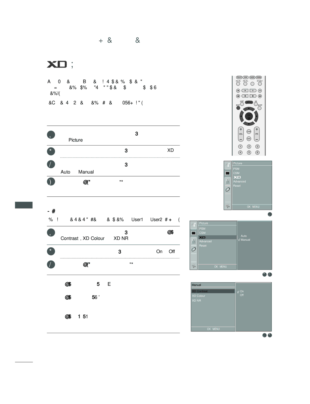 LG Electronics 26LC2R, 42PC1RV, 42PC3RV owner manual Function, Menu button to return to the previous menu 