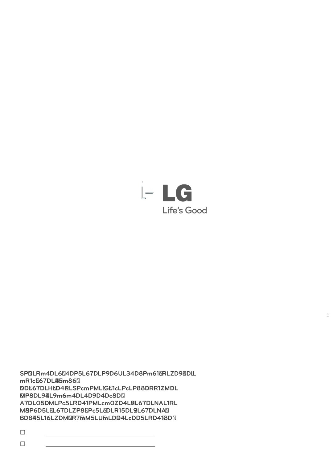 LG Electronics 27EC33V owner manual Model Serial 