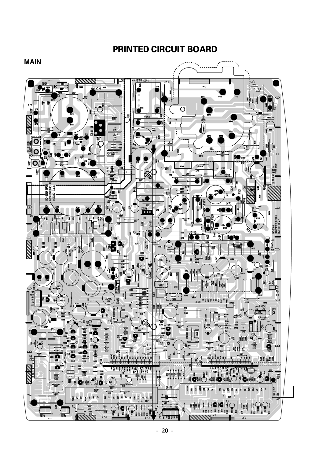 LG Electronics 29FS2AMB/ANX-ZE service manual Printed Circuit Board, Main 