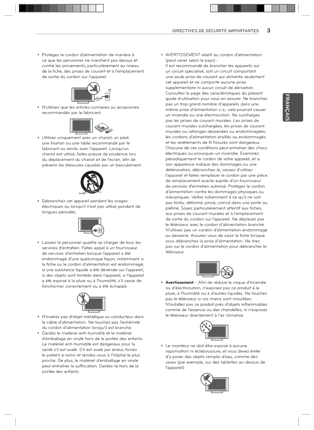 LG Electronics 29LN4510 owner manual Français 