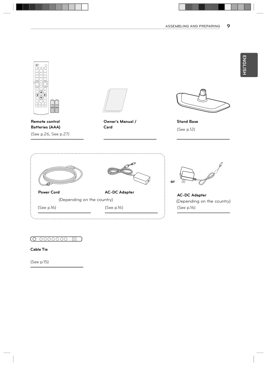 LG Electronics 29LN4510 owner manual Depending on the country 