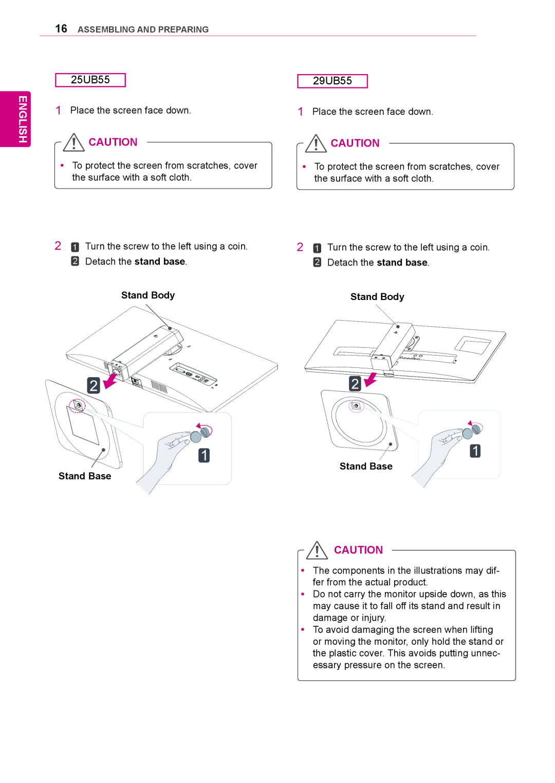 LG Electronics 29UB55, 29UM55, 25UM55 owner manual 25UB55 