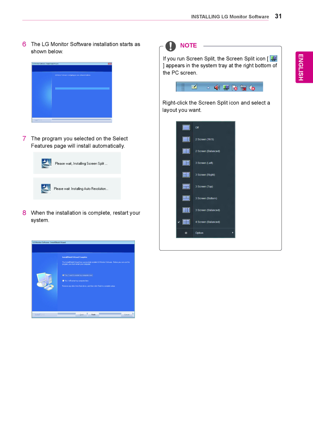 LG Electronics 25UB55, 29UB55, 29UM55, 25UM55 owner manual PC screen 