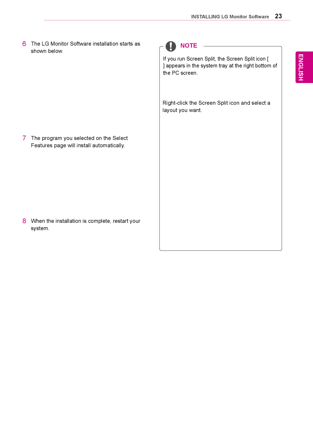 LG Electronics 29UM65, 29UB65 owner manual PC screen 