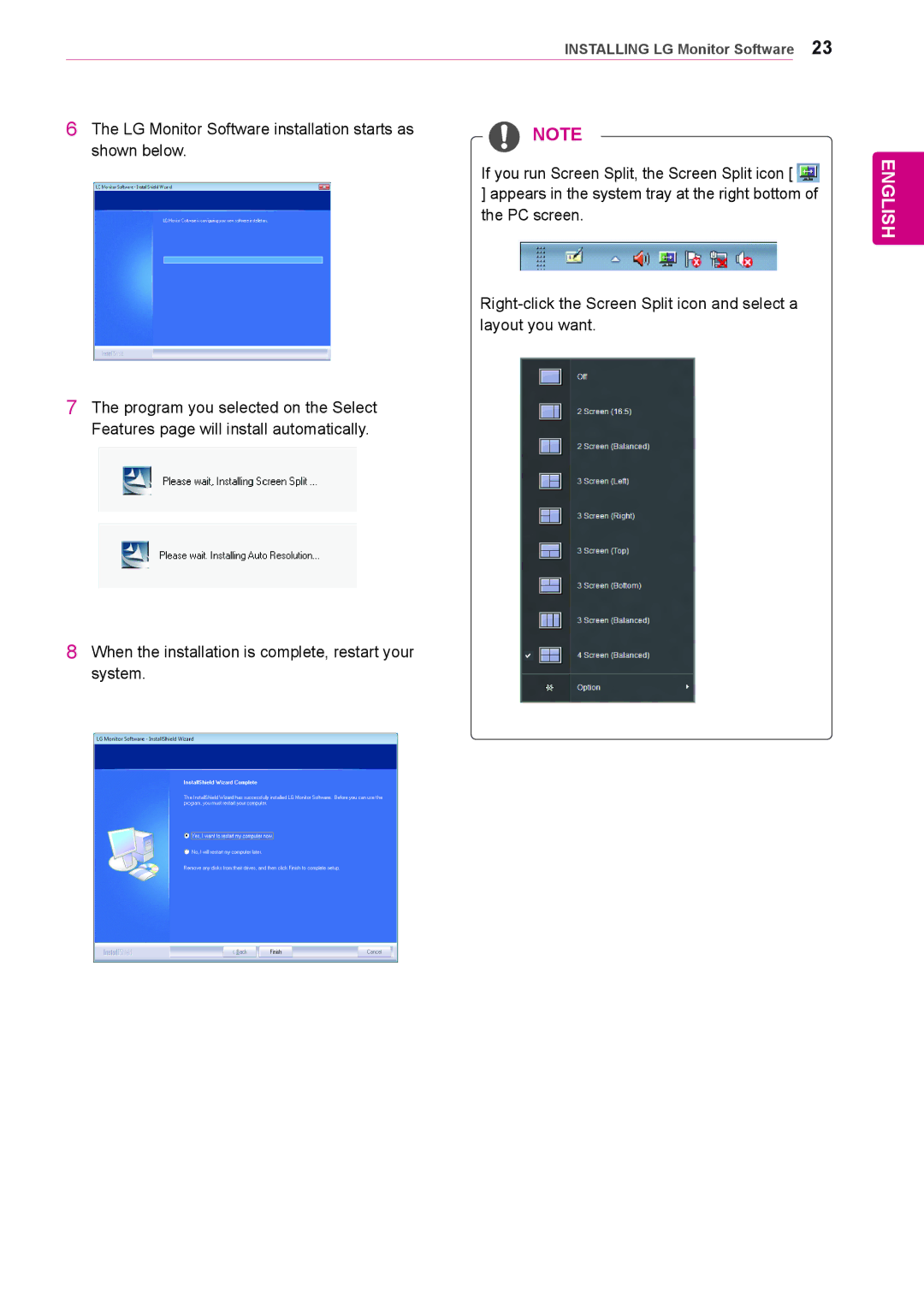 LG Electronics 29UM65-P owner manual PC screen 