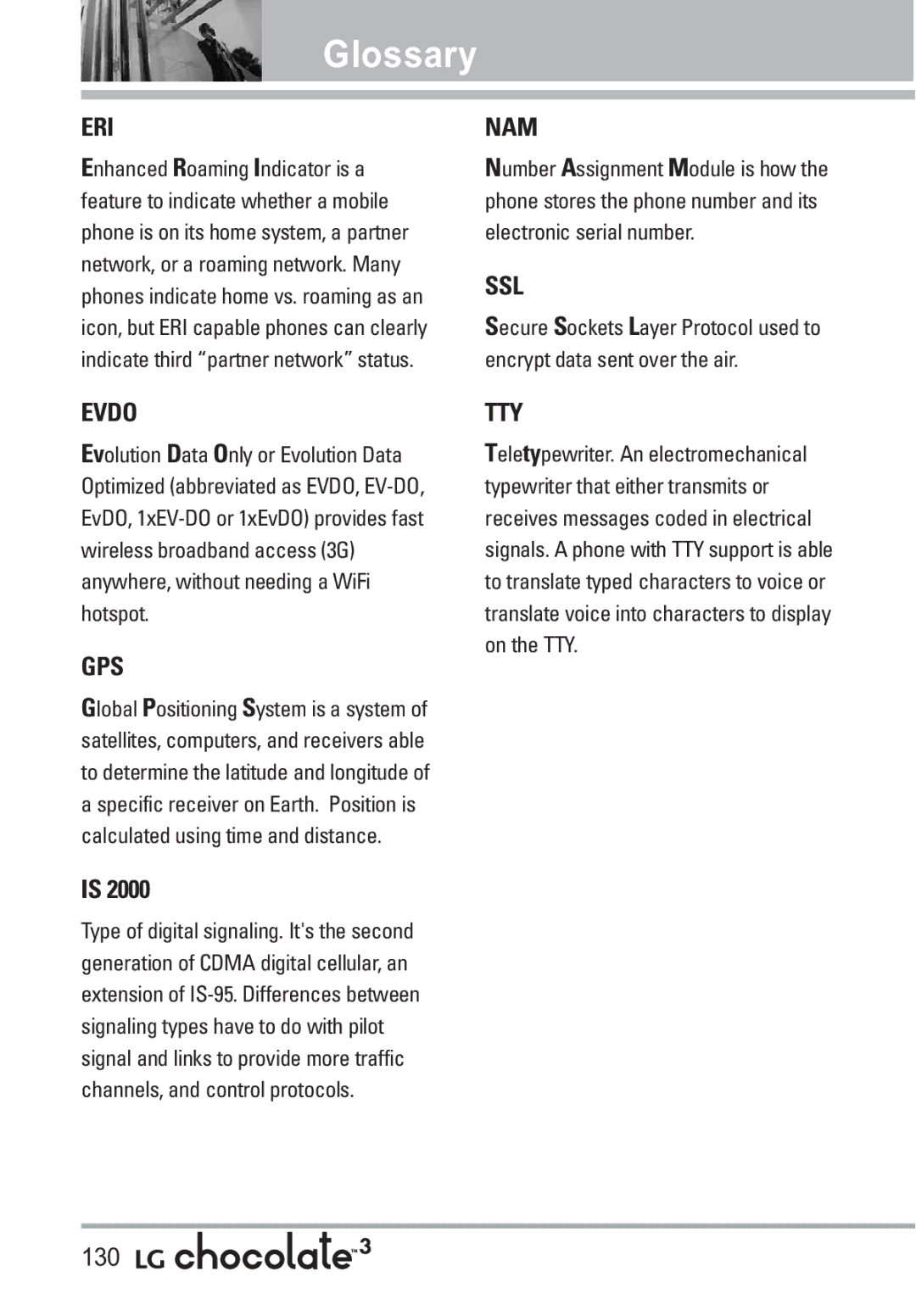 LG Electronics manual Eri, 130 