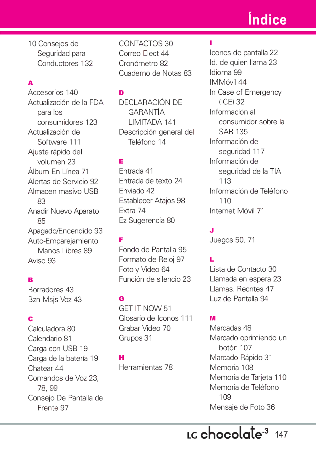 LG Electronics 3 manual 147 