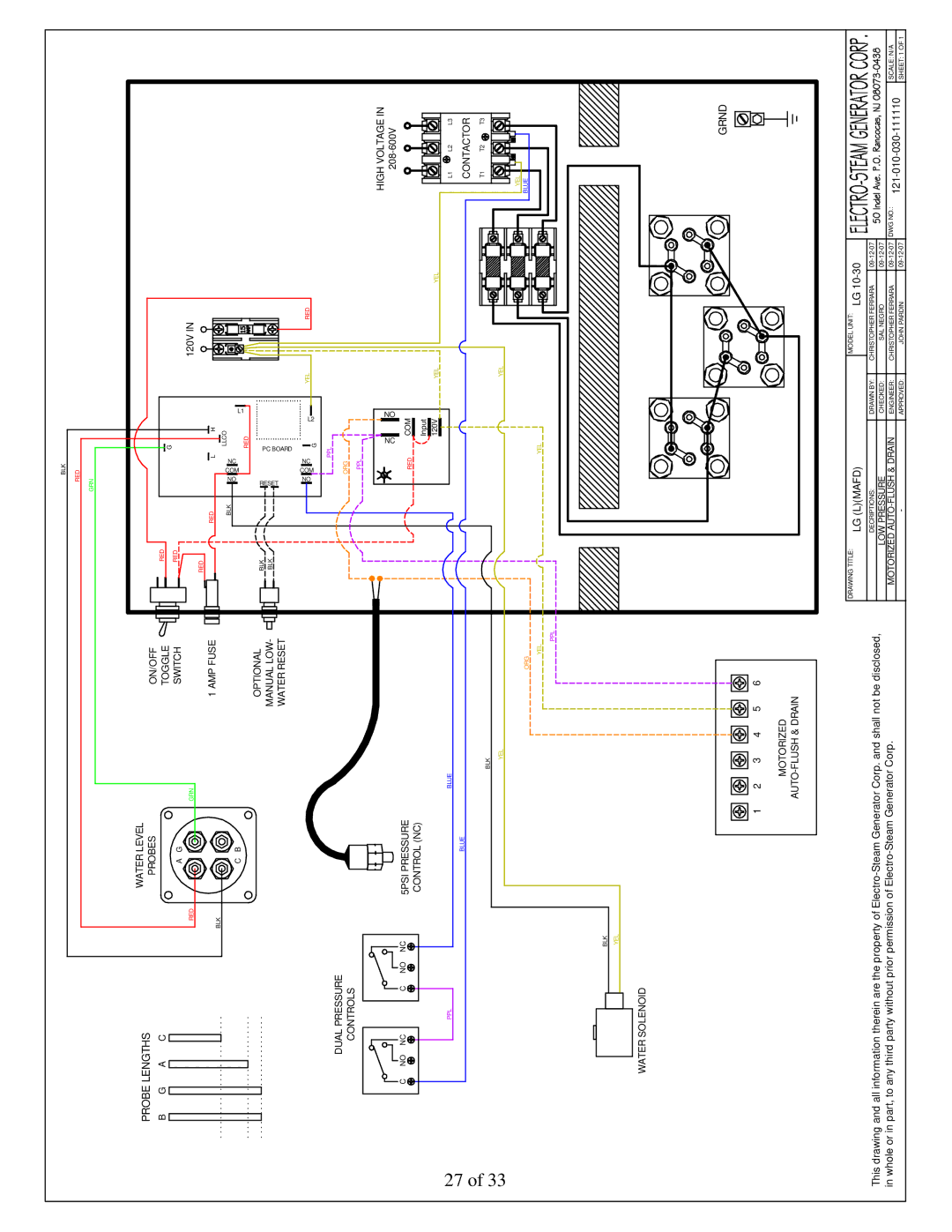 LG Electronics user manual 121-010-030-111110 