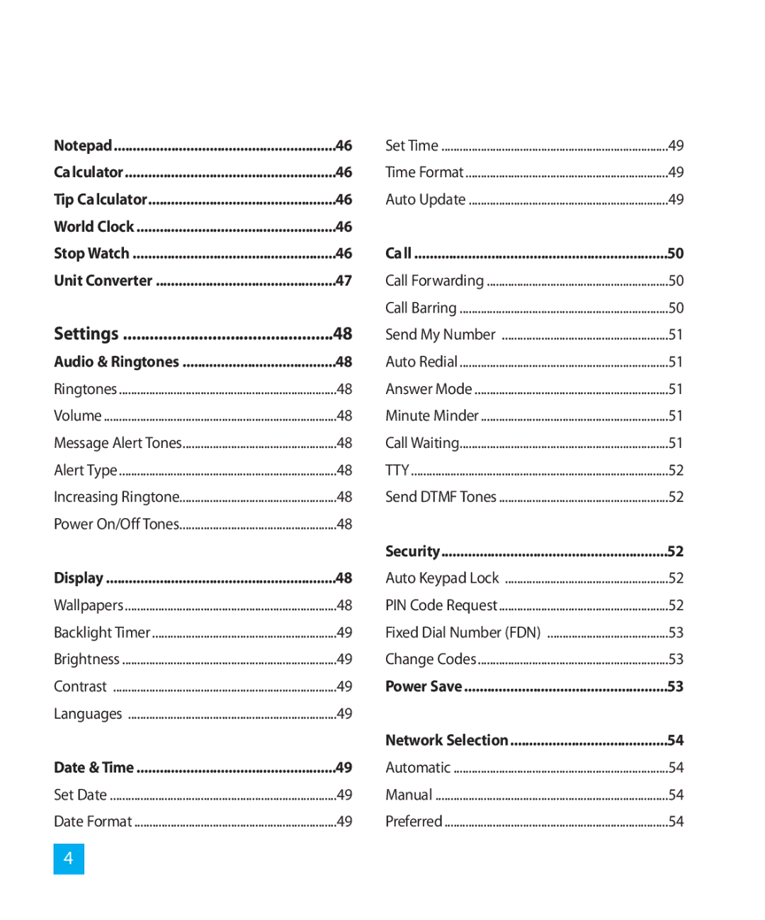 LG Electronics 300G manual Settings 