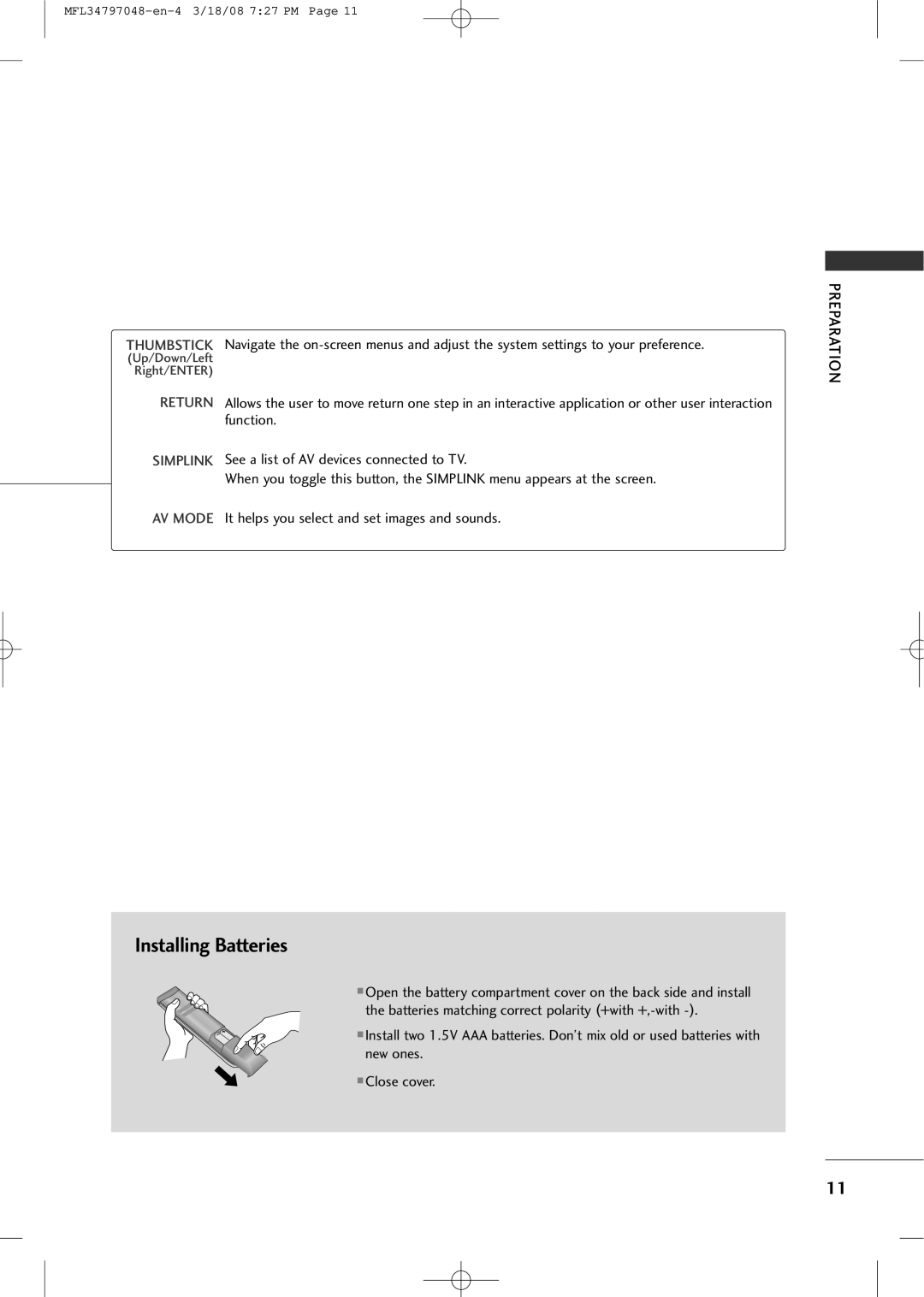 LG Electronics 3230 owner manual Installing Batteries 