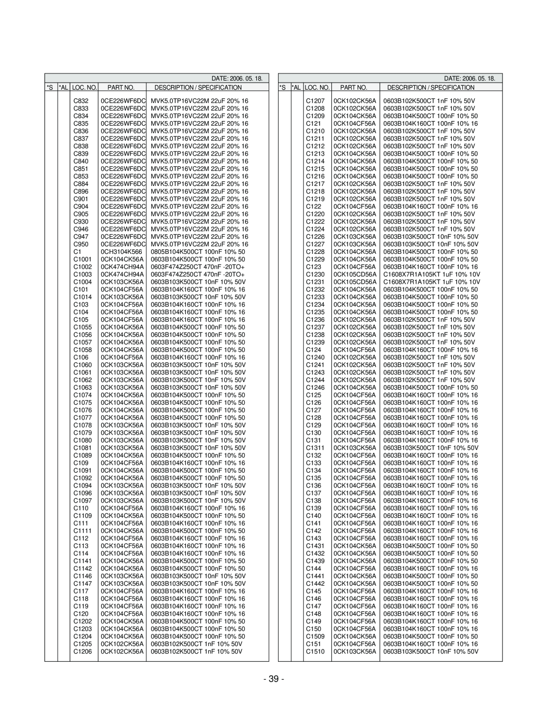 LG Electronics 32LC2D(B), 37LC2D(B), 42LC2D(B) service manual DATE 2006. 05 