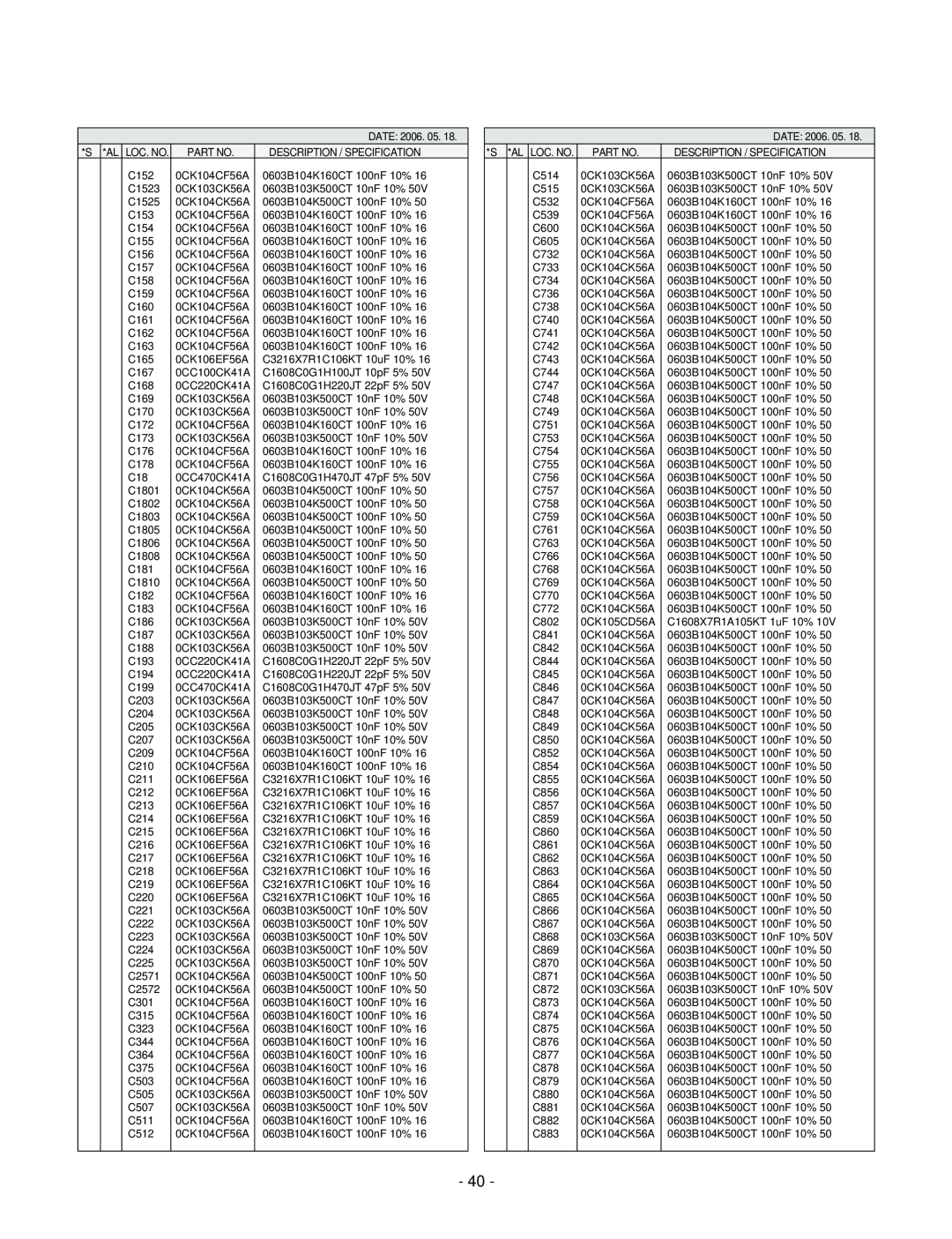 LG Electronics 37LC2D(B), 32LC2D(B), 42LC2D(B) service manual DATE 2006. 05 