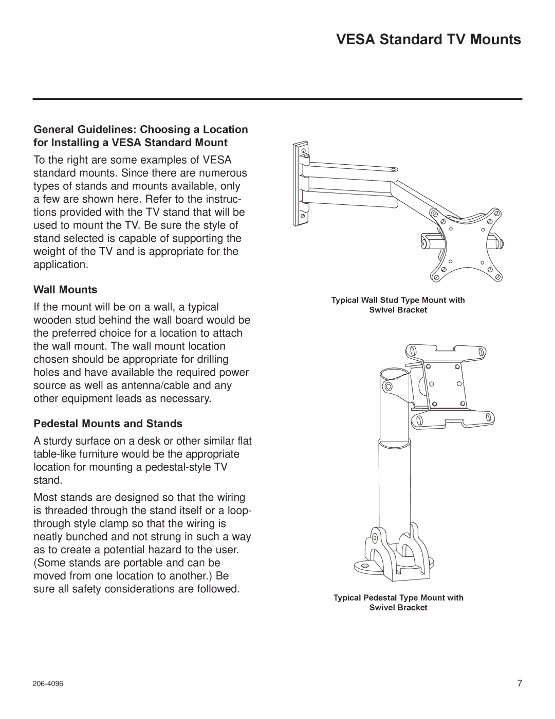 LG Electronics 32LG3DCH, 32LG3DDH, 22LG3DDH, 22LG3DCH Vesa Standard TV Mounts, Wall Mounts, Pedestal Mounts and Stands 