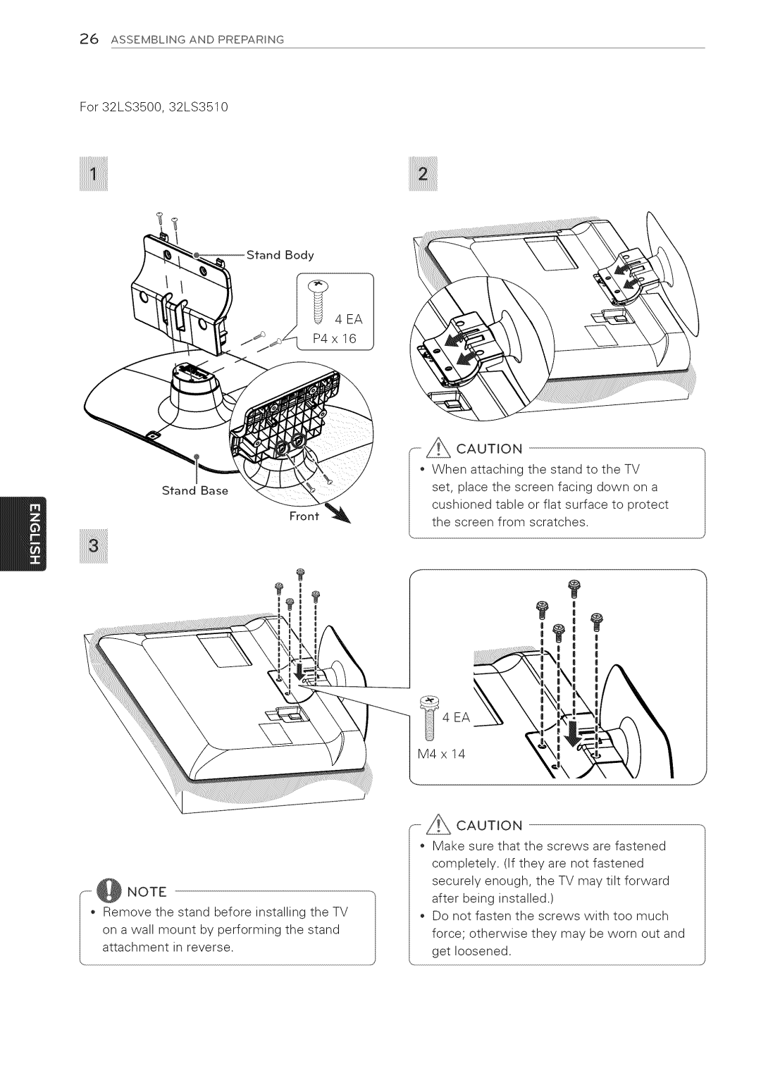 LG Electronics 32LS3410 manual For32LS3500,32LS3510 