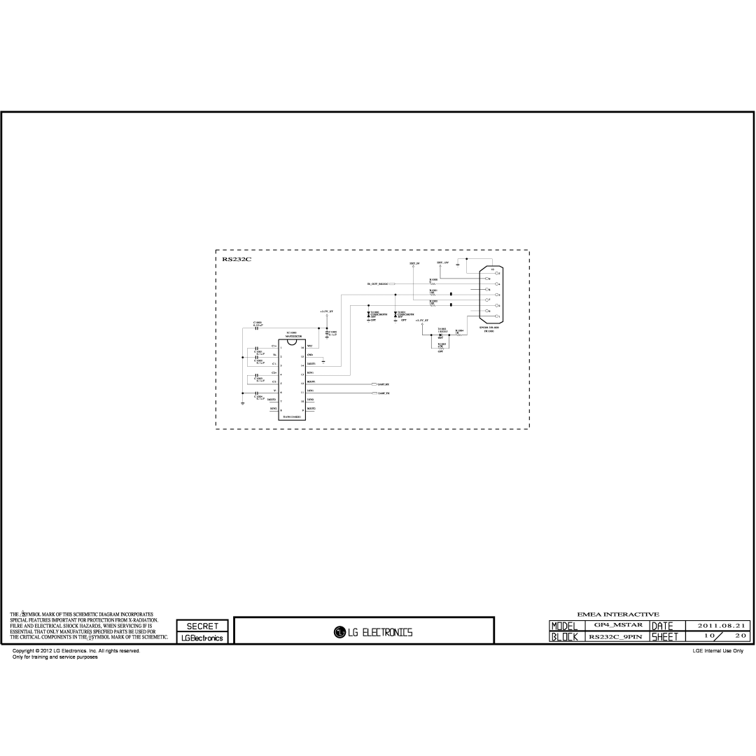 LG Electronics 32LT380H-ZA Copyright 2012 LG Electronics. Inc. All rights reserved, LGE Internal Use Only, 0 . 3 3 u F 