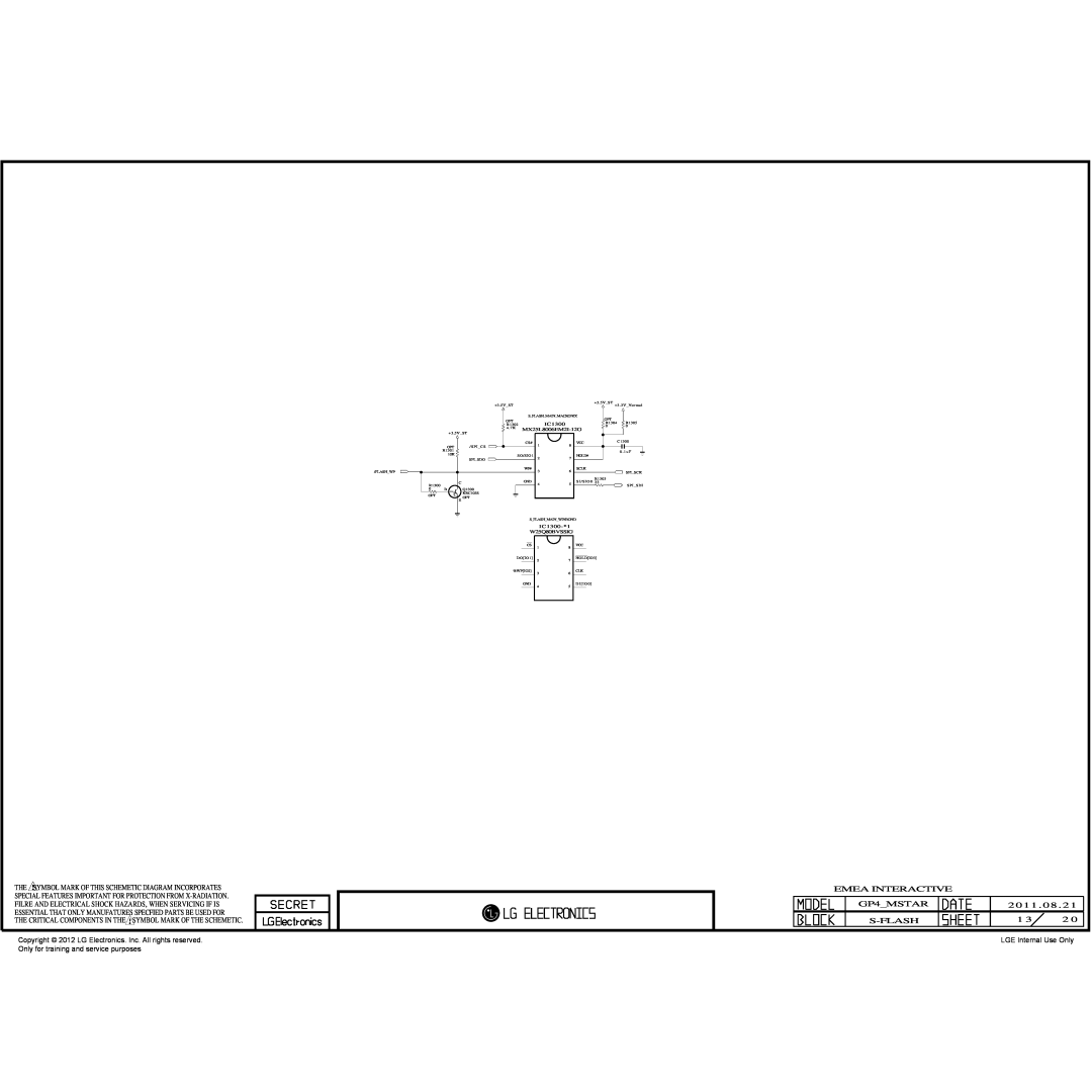 LG Electronics 32LT380H-ZA Copyright 2012 LG Electronics. Inc. All rights reserved, LGE Internal Use Only, IC1300 