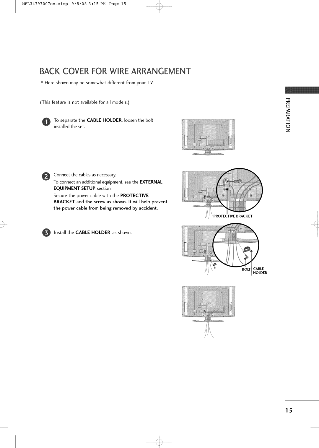 LG Electronics 32LXSOCS, 32LCSOCB, 32LCSDCB, 32LCSDCS, 37LCSDC1 owner manual This feature is not available for all models 