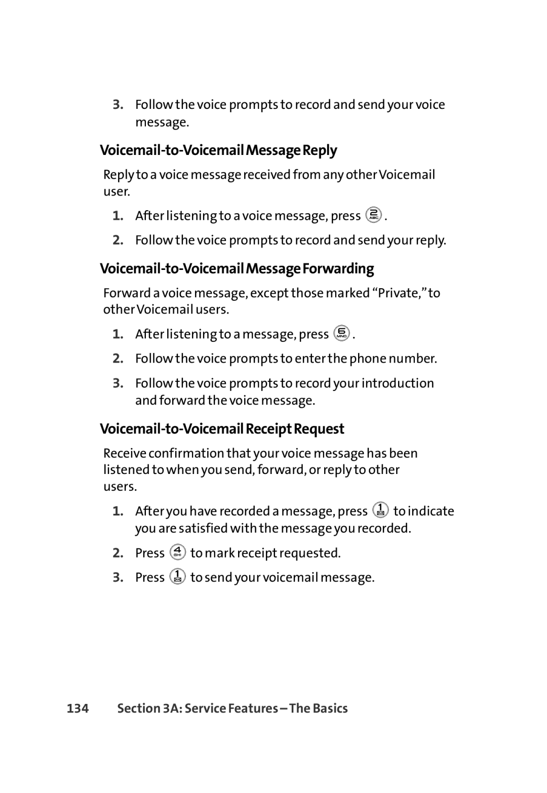 LG Electronics 350 manual Voicemail-to-VoicemailMessageReply, Voicemail-to-VoicemailMessageForwarding 