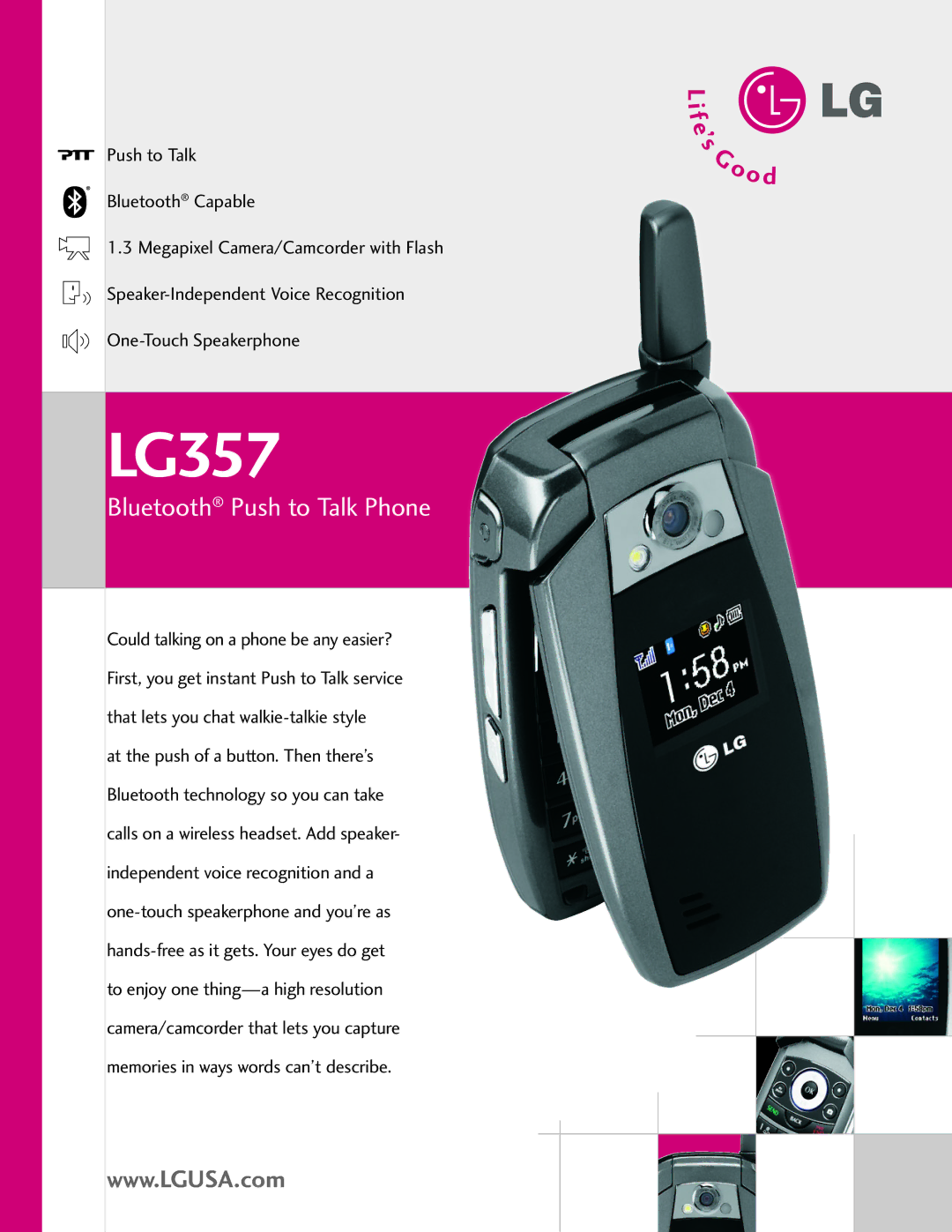 LG Electronics manual LG357 