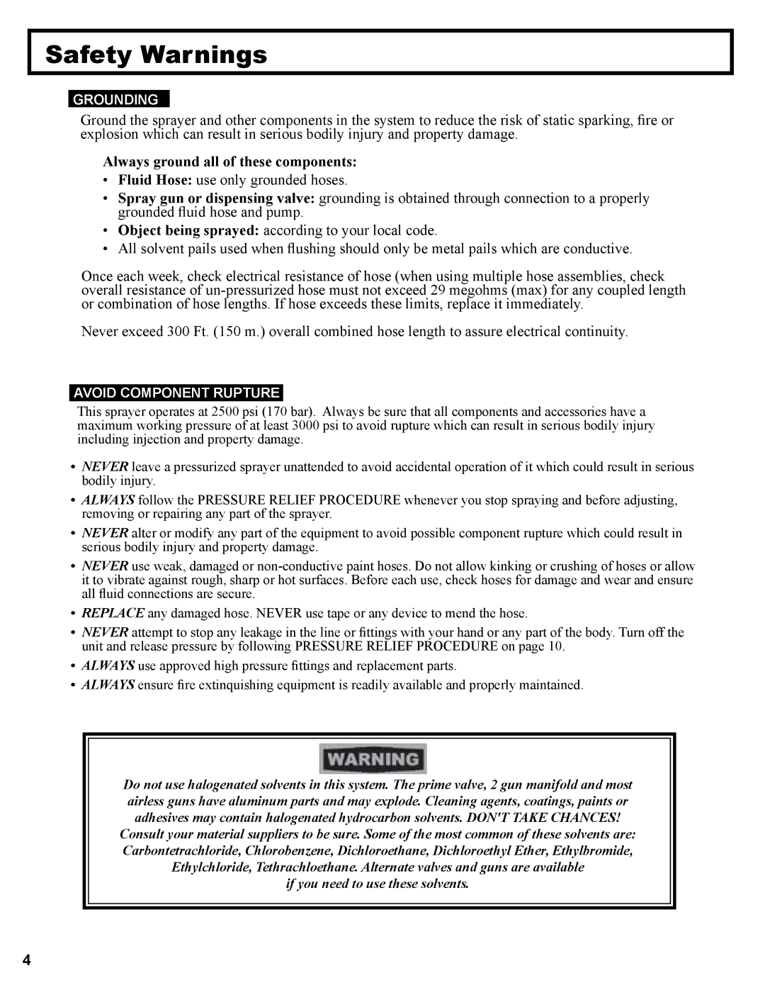 LG Electronics 3600 operation manual Always ground all of these components 