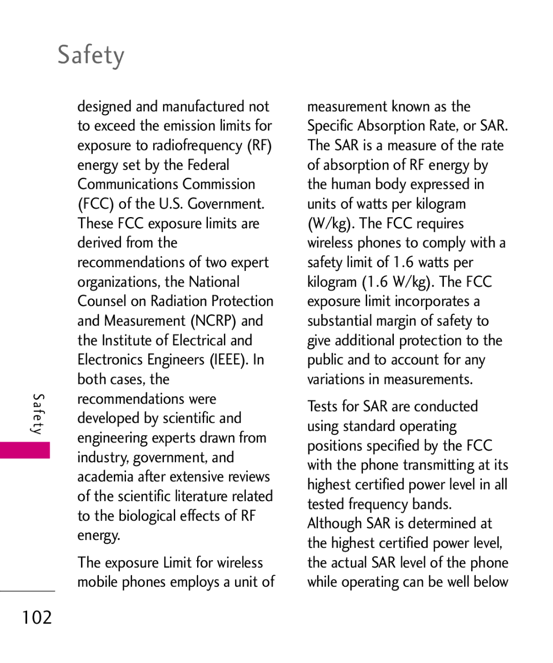 LG Electronics 370H Energy set by the Federal, Derived from, Organizations, the National, Both cases, Recommendations were 