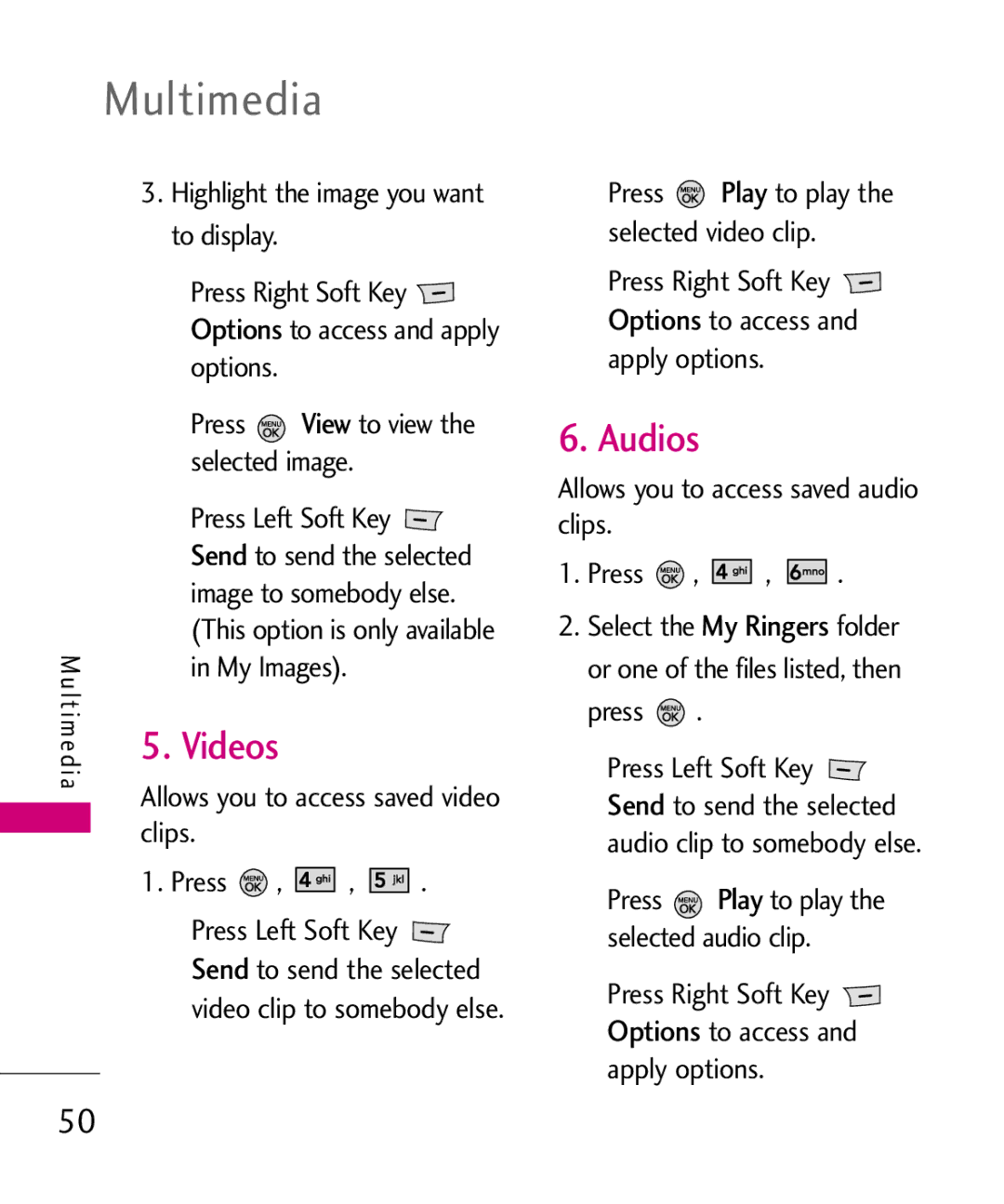 LG Electronics 370H, MMBB0345501 manual Videos, Audios, View 