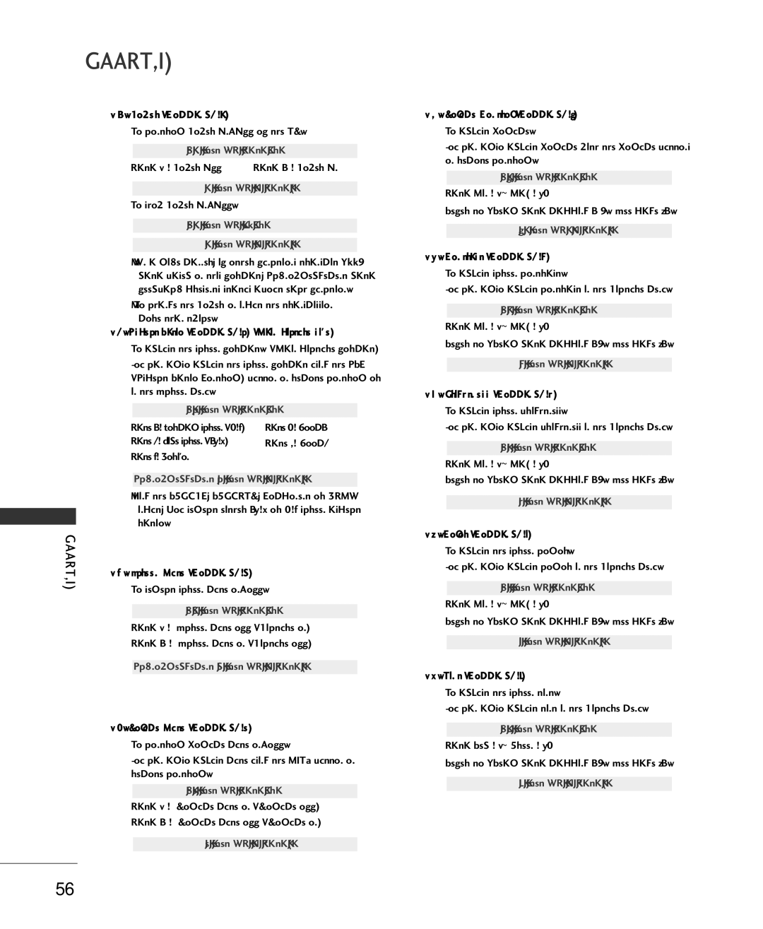 LG Electronics 37LC2RR, 42LC2RR owner manual Appendix 