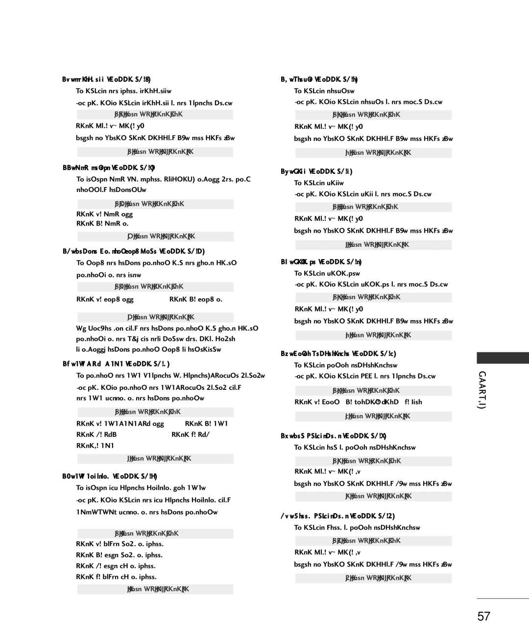 LG Electronics 42LC2RR, 37LC2RR owner manual Acknowledgement k Set ID OKDatax 