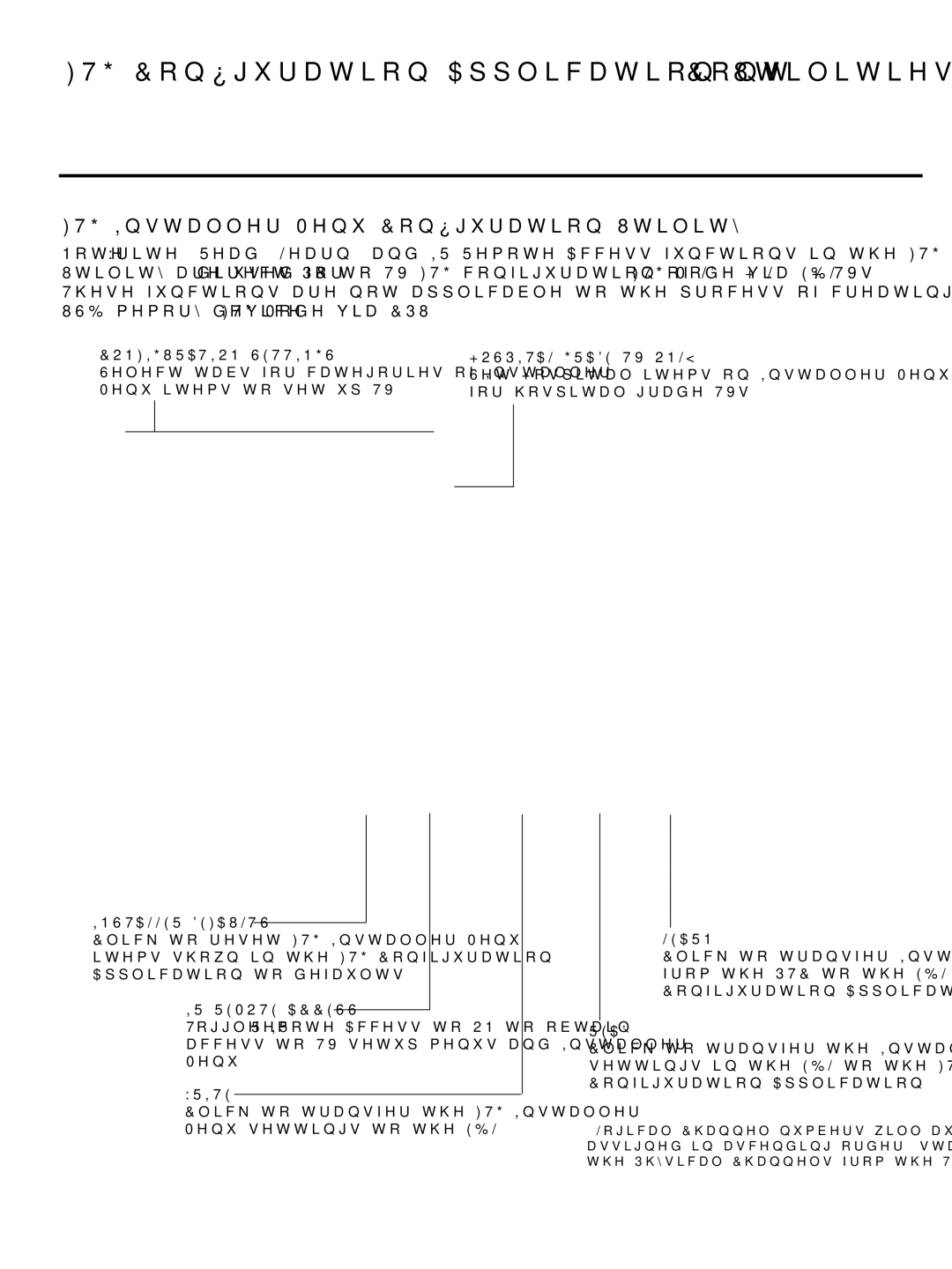 LG Electronics 26LD340H, 37LD340H, 37LD325H, 37LD345H, 42LD345H FTG Installer Menu Configuration Utility, Installer Defaults 