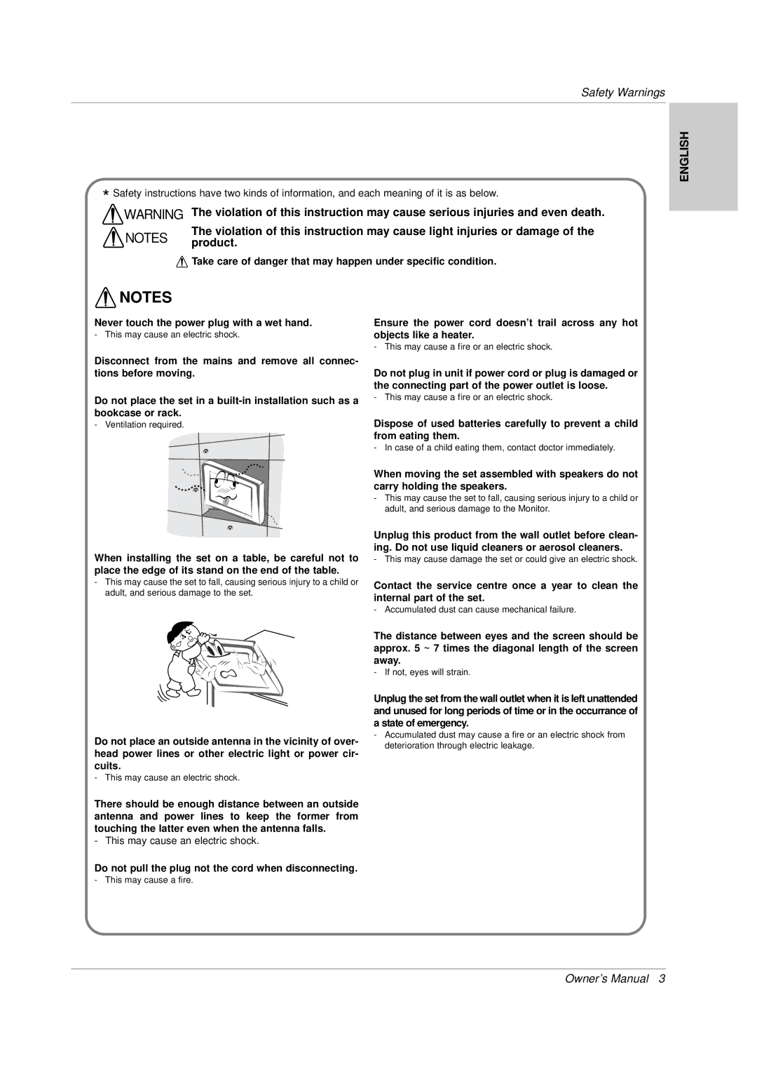 LG Electronics 141K TX), 3828VA0565M, MF056B owner manual English 