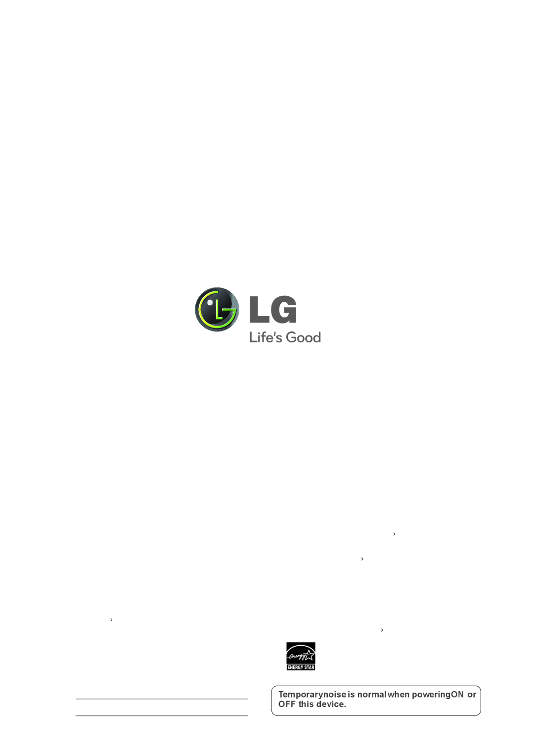 LG Electronics 38WR50MS owner manual Model 