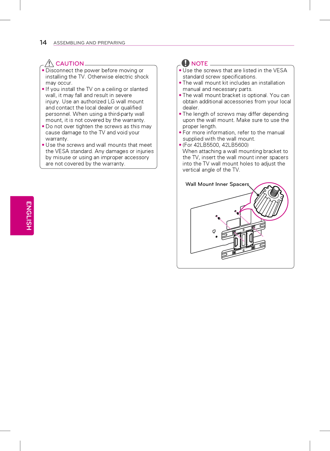 LG Electronics 39LB5600, 42LB5600 owner manual English 