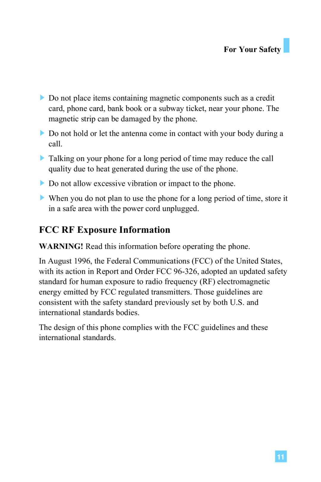 LG Electronics 4015 manual FCC RF Exposure Information 