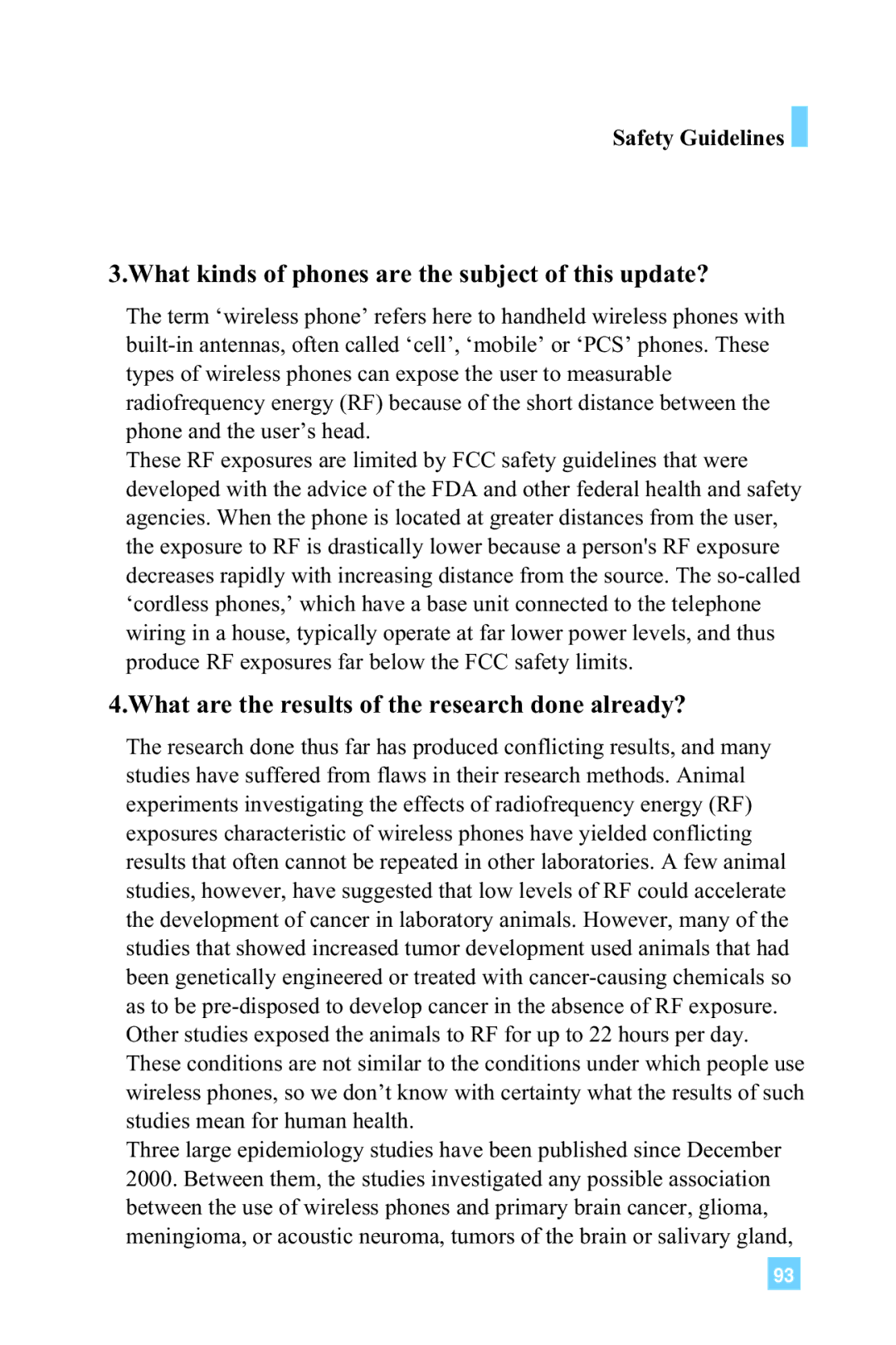 LG Electronics 4015 manual What kinds of phones are the subject of this update? 