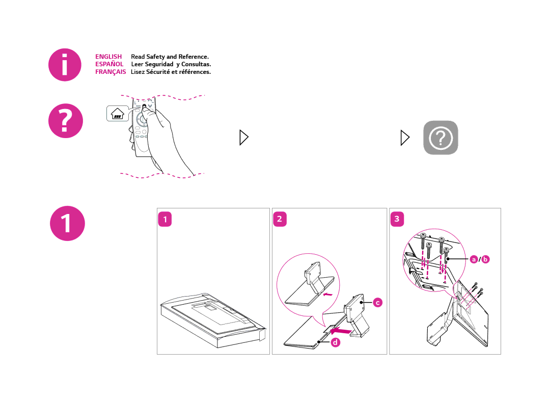 LG Electronics 40LF6300 setup guide English Read Safety and Reference 