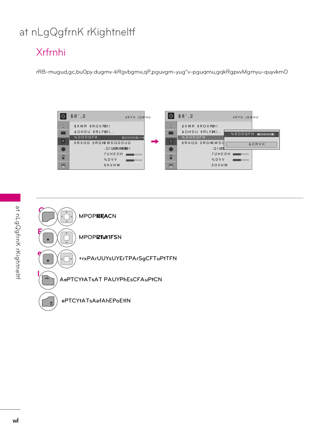 LG Electronics 32LD333H, 42LD343H, 37LD343H, 26LD343H, 32LD343H, 37LD333H owner manual Sound & Language Control, Balance 