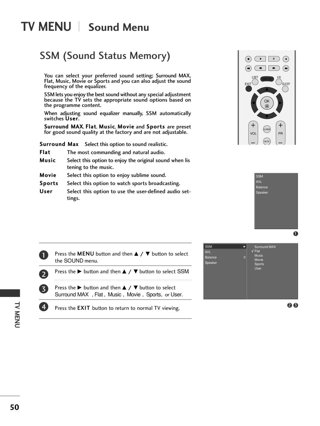 LG Electronics 42PC3R, 37LC2R, 42LC2R, 50PC1R owner manual Tening to the music, Tings 