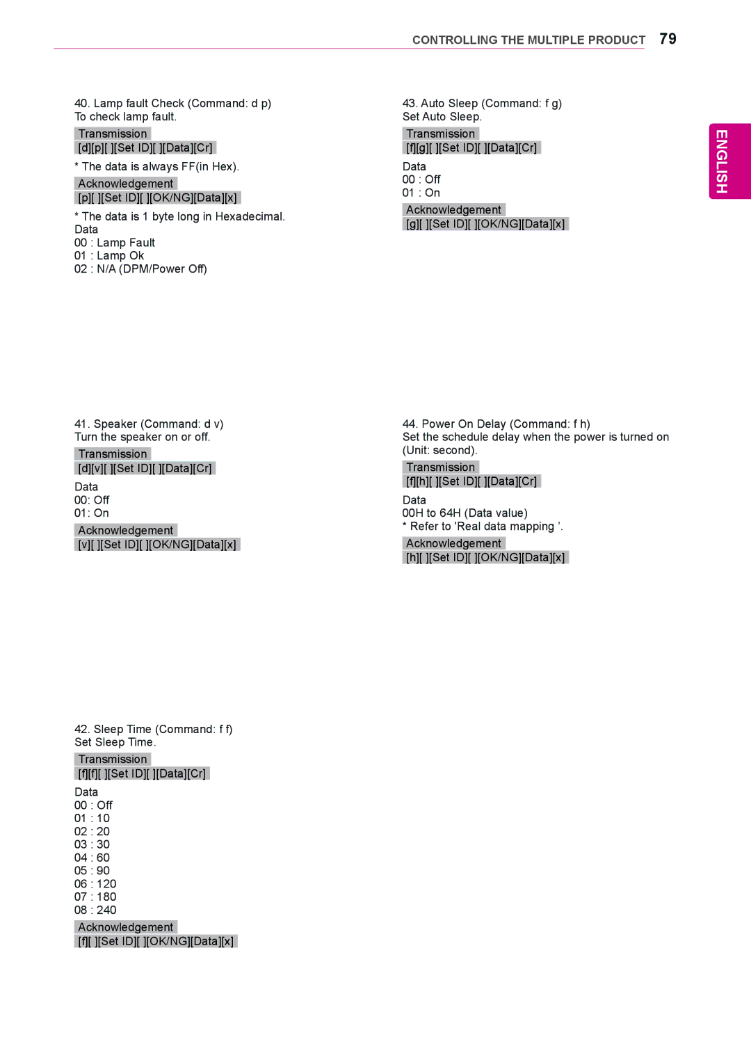 LG Electronics 47WS10, 42WS10, 55WS10 owner manual English 